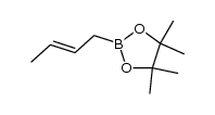 CIS-2-(2-BUTEN-1-YL)-4,4,5,5-TETRAMETHYL-1,3,2-DIOXABOROLANE结构式