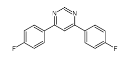 4,6-Bis(4-fluorophenyl)pyrimidine结构式