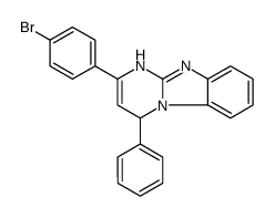 2-(4-bromophenyl)-4-phenyl-4,10-dihydropyrimido[1,2-a]benzimidazole Structure