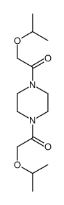 1,4-Bis(isopropoxyacetyl)piperazine Structure