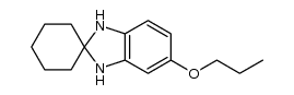 5-propoxy-1,3-dihydrospiro[benzo[d]imidazole-2,1'-cyclohexane] Structure