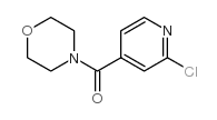 4-(2-chloroisonicotinoyl)morpholine structure