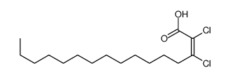 (E)-2,3-dichlorohexadec-2-enoic acid结构式