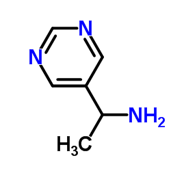 1-(5-Pyrimidinyl)ethanamine structure