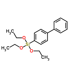 4-Biphenylyl(triethoxy)silane Structure