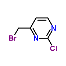 4-(Bromomethyl)-2-chloropyrimidine structure