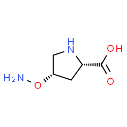 L-Proline, 4-(aminooxy)-, (4S)- (9CI)结构式