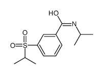 N-Isopropyl-m-(isopropylsulfonyl)benzamide结构式