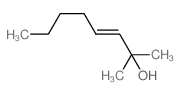 (E)-2-methyloct-3-en-2-ol结构式