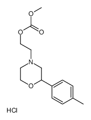 Carbonic acid, methyl 2-(2-(4-methylphenyl)-4-morpholinyl)ethyl ester,hydrochloride Structure