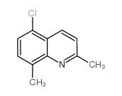 5-Chloro-2,8-dimethylquinoline structure