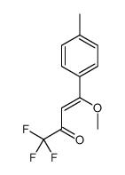 1,1,1-Trifluoro-4-methoxy-4-(4-methylphenyl)-3-buten-2-one结构式