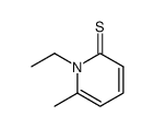 2(1H)-Pyridinethione,1-ethyl-6-methyl- Structure