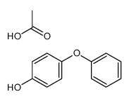 acetic acid,4-phenoxyphenol Structure