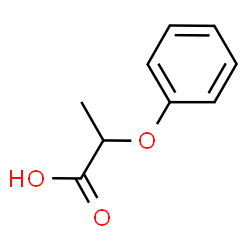 2-phenoxypropionic acid Structure