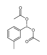 [acetyloxy-(3-methylphenyl)-λ3-iodanyl] acetate结构式