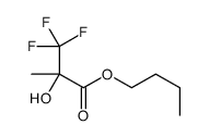 butyl 3,3,3-trifluoro-2-hydroxy-2-methylpropanoate结构式