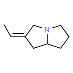 1H-Pyrrolizine,2-ethylidenehexahydro-(9CI)结构式