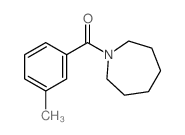 azepan-1-yl-(3-methylphenyl)methanone Structure