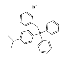 Diphenyl-benzyl-<4-dimethylaminophenyl>-phosphoniumbromid结构式
