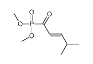 1-dimethoxyphosphoryl-4-methylpent-2-en-1-one Structure