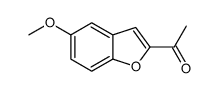ETHANONE, 1-(5-METHOXY-2-BENZOFURANYL)- Structure