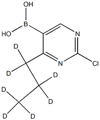 2-Chloro-4-(n-propyl-d7)-pyrimidine-5-boronic acid图片