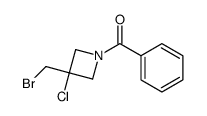 N-benzoyl-3-(bromomethyl)-3-chloroazetidine结构式