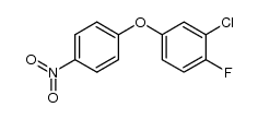 3-chloro-4-fluorophenyl 4-nitrophenyl ether结构式