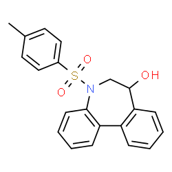 6,7-Dihydro-5-(p-toluenesulfonyl)-5H-dibenz[b,d]azepin-7-ol结构式