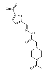 N'-[(5-Nitrofuran-2-yl)methylene]-4-acetyl-1-piperazineacetic acid hydrazide picture