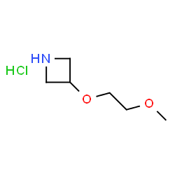 3-(2-methoxyethoxy)azetidine hydrochloride structure