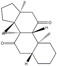 5α-Androstane-7,11-dione结构式
