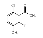 1-(6-chloro-2-fluoro-3-methylphenyl)ethanone Structure