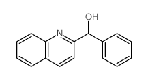 2-Quinolinemethanol, a-phenyl-结构式