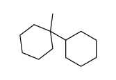 1-cyclohexyl-1-methylcyclohexane Structure