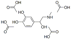 (-)-N-Methyl-N-(β,3,4-triacetoxyphenethyl)acetamide结构式