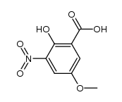 2-hydroxy-5-methoxy-3-nitrobenzoic acid Structure