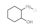 chloro-(2-hydroxycyclohexyl)mercury Structure