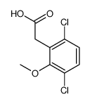 3,6-DICHLORO-2-METHOXYPHENYLACETIC ACID结构式