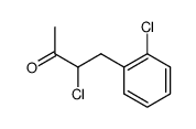 3-chloro-4-(2-chlorophenyl)n-butan-2-one结构式