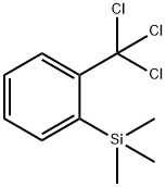 Trimethyl(α,α,α-trichloro-o-tolyl)silane Structure