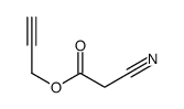 prop-2-ynyl 2-cyanoacetate结构式