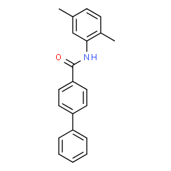 N-(2,5-Dimethylphenyl)-4-biphenylcarboxamide structure