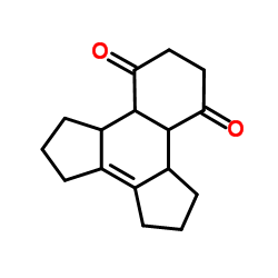 1,2,3,4,5,6,6a,6b,8,9,10a,10b-Dodecahydrobenz[e]-as-indacene-7,10-dione structure