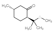 8-methyl thio-para-menthan-3-one结构式