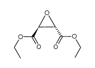 (+)-(2S,3S)-trans-Oxiran-2,3-dicarbonsaeure-diethylester Structure