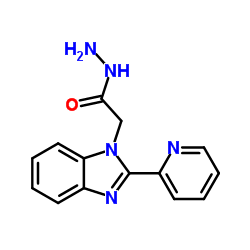 2-[2-(2-Pyridinyl)-1H-benzimidazol-1-yl]acetohydrazide Structure
