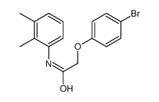 2-(4-bromophenoxy)-N-(2,3-dimethylphenyl)acetamide结构式