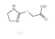 (4,5-dihydro-1H-imidazol-2-ylthio)acetic acid structure
